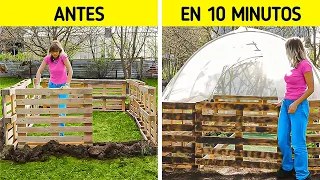 Ideas de jardinería casera y trucos para el cultivo de plantas.