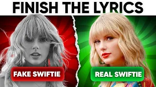 CAN YOU FINISH THE LYRICS? | Taylor Swift Music Quiz 🌟