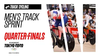 Men's Track Sprint - TRACK CYCLING |Quarter-final heat 3 & 4 Highlights | Olympic Games - Tokyo 2020