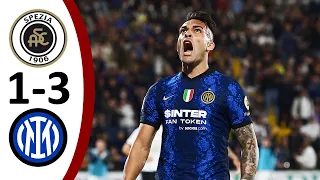 Spezia vs Inter Milan 1-3 All Goals & Highlights | Serie A 2021/22