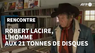 Robert Lacire, l'homme aux 21 tonnes de vinyles | AFP
