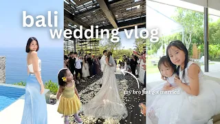 Bali Wedding Vlog! My brother just got MARRIED