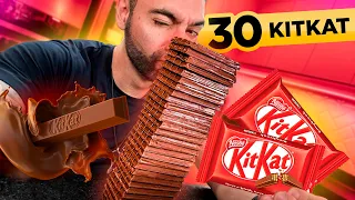 TORRE de KITKAT's 6.600 KCAL | 'Montanha' de CHOCOLATE!!