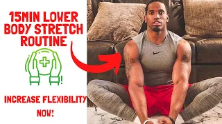 15Min Lower Body Stretch Routine | Muscle Relief and Recovery