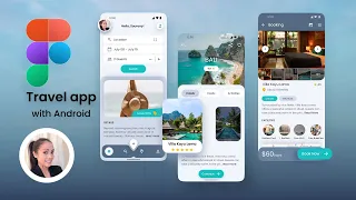 UI Design a Travel app for Android in Figma