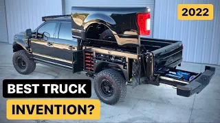 BEST TRUCK INVENTION OF 2022? Hidden truck compartment patent for Ford, Dodge, Chevrolet & Toyota!
