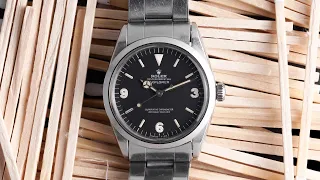 1967 Rolex Explorer Ref 1016 "Fat Font" Matte Dial