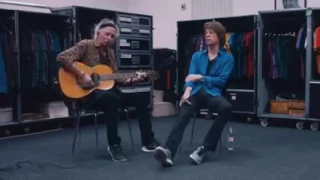 Mick Jagger & Keith Richards acoustic version  honky-tonk Woman 2016