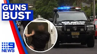 Counter terror police bust alleged military guns syndicate | 9 News Australia