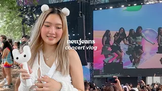 i saw NEWJEANS at lollapalooza