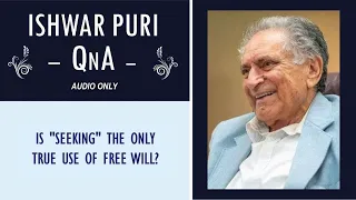 Is "Seeking" the only true use of Free Will? | Ishwar Puri QnA