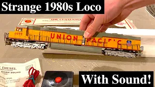 The Strangest Ho Locomotive I've Ever Seen - 1980s Bachmann DD40AX W/Sound