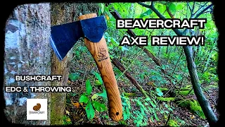 Reviewing the Beavercraft Bushcraft AX1 Axe - Hand Forged Hatchet