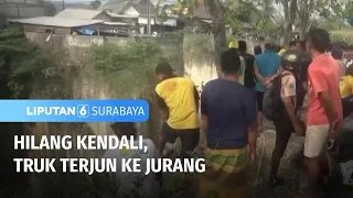 Truk Terjun Ke Jurang Sedalam 50 Meter | Liputan 6 Surabaya