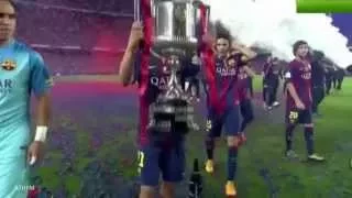 F.C Barcelona | Winners | FULL Celebration ( Copa Del Rey Final ) 30/05/2015 HD