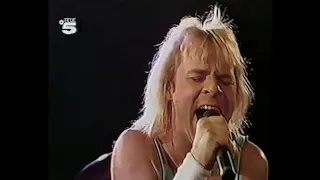 Uriah Heep - Blood Red Roses 1989 (Tele5 TV Appearance excerpt)