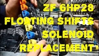 Landrover Discovery ZF6HP28  Floating Shifts Transmission Solenoid Set Replacement & Filter Service