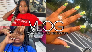 VLOG | VACATION PREP: hair, nails,etc | QUEEN JA’VON