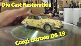 Citroen DS 19..1960-64..Corgi Die-Cast Restoration.