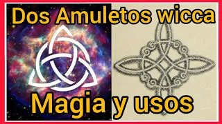 Amuletos wicca /nudo de las brujas y triquetra