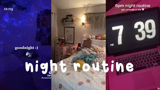 night routine tiktok compilation 💙 | tabu 🦕