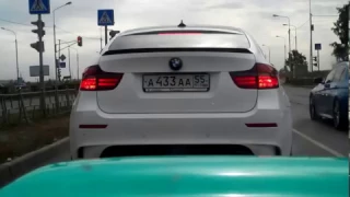 BMW X6M 750hp vs Forester Sti 300hp / Subaru вкурил