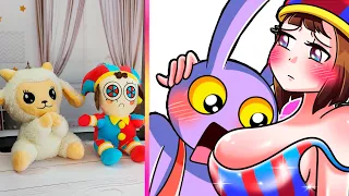 Dolly and Ponmi React to The Amazing Digital Circus | Best Cartoons Compilation 3