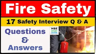 Fire Safety interview questions & answers in hindi | Fire interview questions & answer