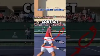 Tennis-Roger Federer Fodehand