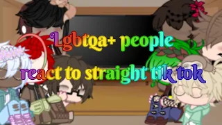 Lgbtqa+ people react to straight tik tok | Gacha Club | Original? |