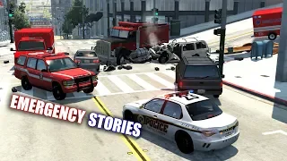 Emergency Stories 20 - Bank Robbery - BeamNG.Drive [Short Stories]