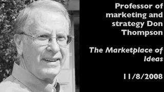 Don Thompson talks about the art market on The Marketplace of Ideas (11/8/2008)