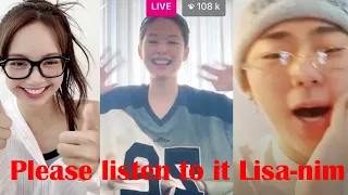 Lisa Joins Jennie & Zico Live Session for Support New Music SPOT #Jisoo #Rosé