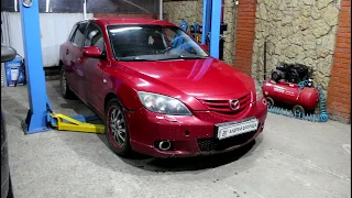 Замена правого Шрус на Mazda 3  2,0  Мазда 3  2006 года