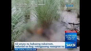 Saksi: 62-anyos na babaeng nakainom, nalunod sa ilog; natagpuang naaagnas na