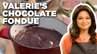 Valerie Bertinelli's Chocolate Fondue with Fried Bananas | Valerie's Home Cooking | Food Network