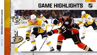 Predators @ Ducks 3/21 l NHL Highlights 2022