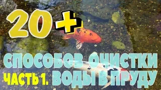 20+ СПОСОБОВ ОЧИСТКИ ВОДЫ В ПРУДУ. ЧАСТЬ 1 | Биоплато, известкование, аэрация, УФ-лампа, затенение