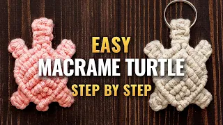 Простая черепашка в технике макраме | DIY | Урок макраме