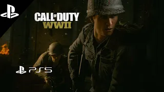 Call of Duty WW2 PS5 Gameplay Walkthrough Part 8 - HILL 493