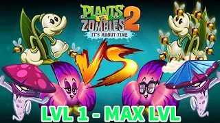 EVERY Plants Power-Up! LVL 1 Vs MAX LVL in Plants Vs Zombies 2 10.4.1 (Nightcap & Maybee & SeaFlora)