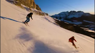 Ski Resort Carezza Dolomites - new gondola and slope  "König Laurin"