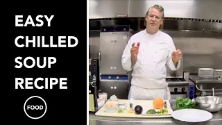 Cold Soup Recipe with Shrimp by Master Chef Robert Del Grande