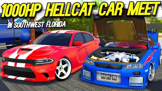 Roblox Roleplay - TAKING MY 1000HP HELLCAT TO A CAR MEET!