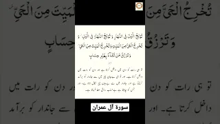 Surah Aal Imran (26 - 27) ।। Beautiful recitation ।। By Sheikh Abdul Rahman Al Sudais