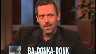 Hugh Laurie vs Ellen DeGeneres - English vs American slang