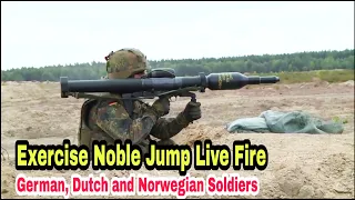 Exercise Noble Jump Live Fire - German, Dutch and Norwegian Soldiers