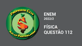 ENEM 2022/2 | FÍSICA | QUESTÃO 112