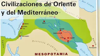 Ubicación de las civilizaciones agrícolas de Oriente y las del Mediterráneo - Historia