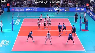 Volleyball Japan vs Italy 3:2 - Amazing FULL Match 2022